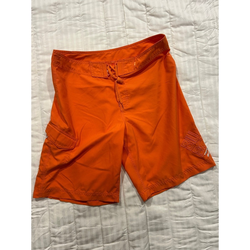 Billabong Orange Swim Trunks Board Shorts Cargo Pocket Size 36 (610) - Picture 2 of 10